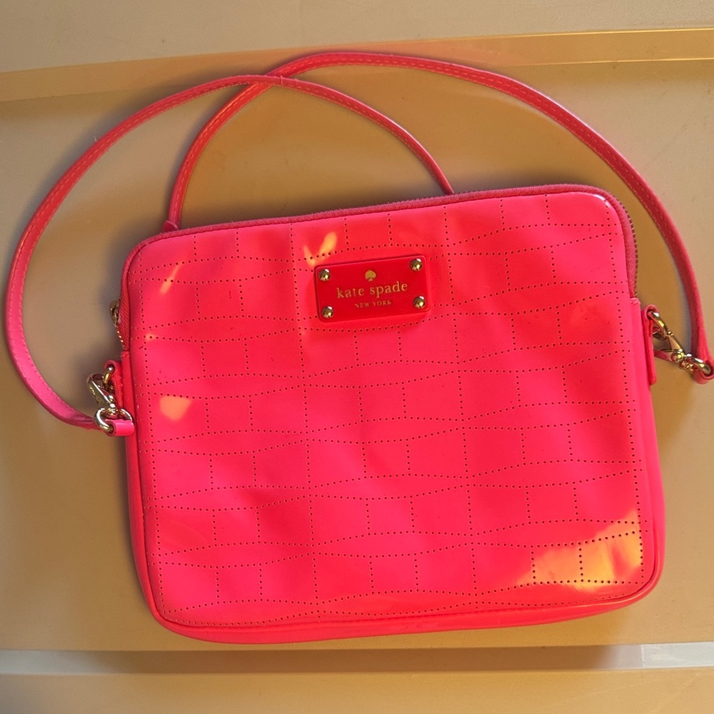 Kate Spade Neon Pink Crossbody Bag